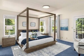 4 habitaciones, tabla de planchar con plancha, cuna de viaje y wifi