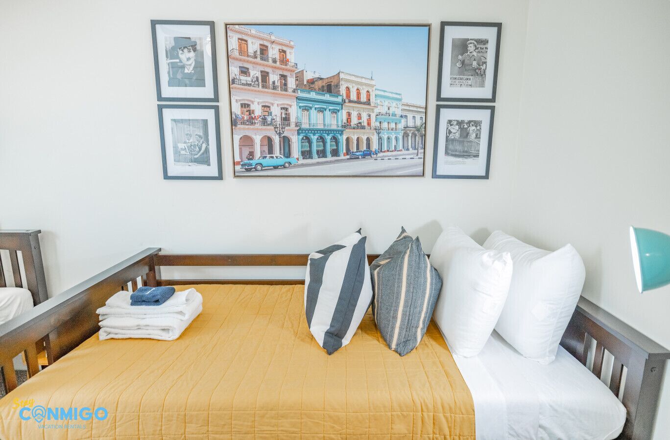 4 habitaciones, escritorio, wifi gratis y ropa de cama 