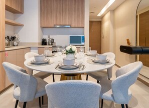 Apartemen | 2 kamar tidur dan internet