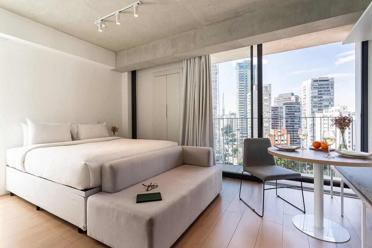 Estudio Deluxe | Wifi gratis y ropa de cama