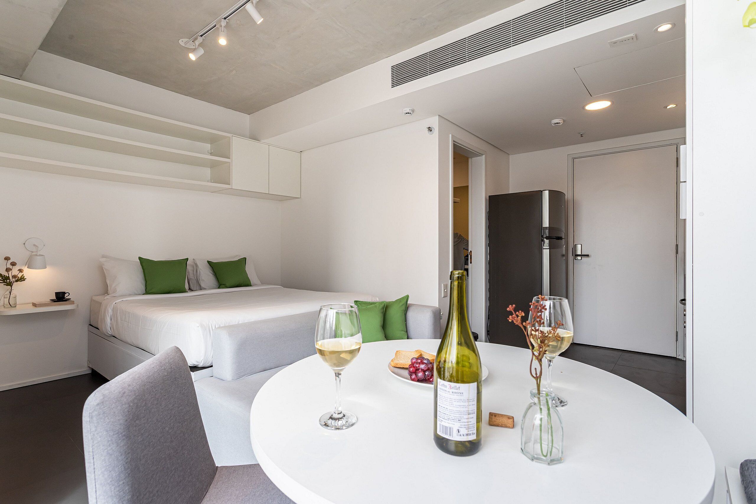 Classic-studiolejlighed | Skrivebord, strygejern/strygebræt, gratis Wi-Fi, sengetøj