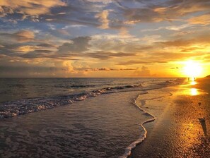 On the beach