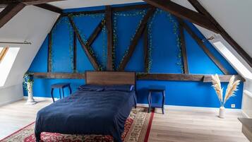 4 dormitorios, tabla de planchar con plancha, wifi y ropa de cama