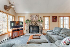 House (4 Bedrooms) | Front of property - Access to Jack Frost Ski Resort: Home w/ Hot Tub (White Haven)