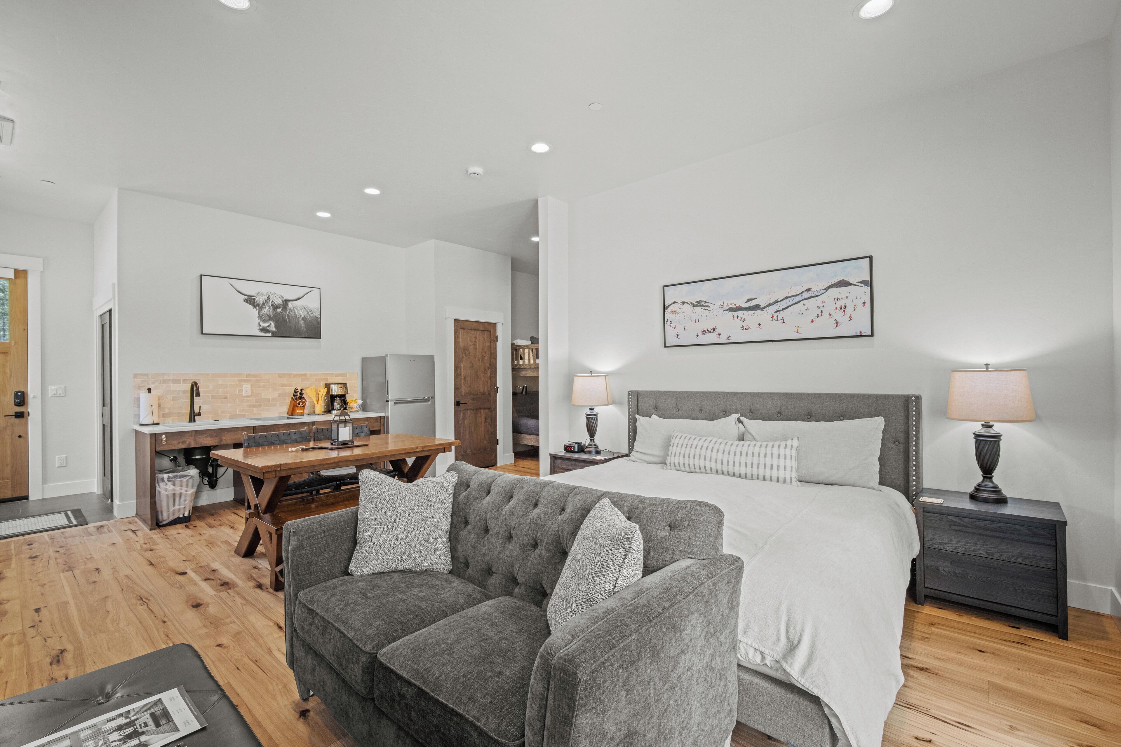 1 habitación, internet y ropa de cama 