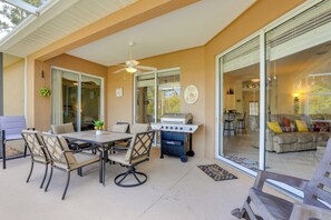 House (4 Bedrooms) | Interior - Screened Patio & Canal Views: Home in North Port! (North Port)