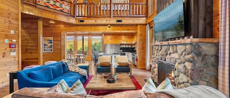 تلفزيون ذكي، مدفأة، ألعاب فيديو، ستيريو