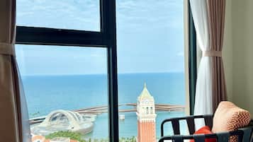 Family Apartment, 2 Bedrooms, Ocean View, Oceanfront | 1 bedroom, premium bedding, memory foam beds, individually decorated