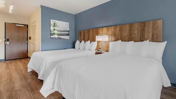 Premium bedding, laptop workspace, iron/ironing board, free WiFi