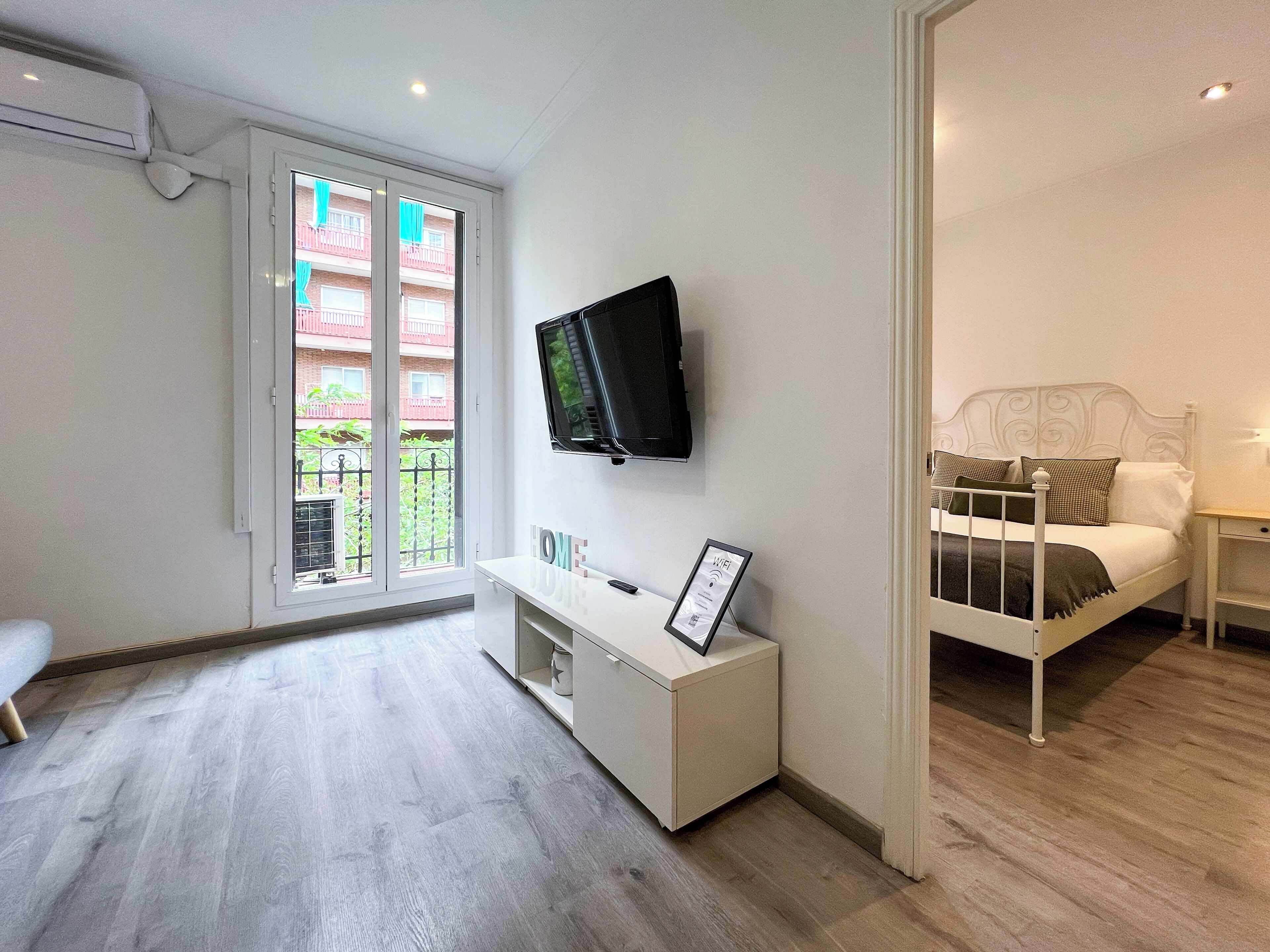 舒适公寓, 1 间卧室 (2 Bedrooms) | 起居区