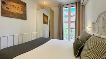 Apartament Comfort, 1 dormitori (2 Bedrooms) | 2 dormitoris, planxa i posts de planxar i roba de llit