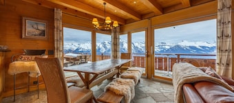 Chalet Chafrebelle - sauna & view