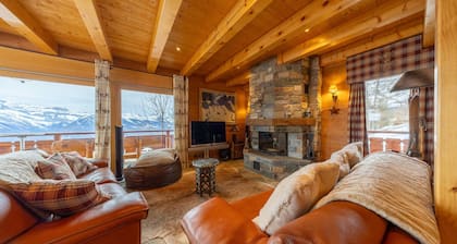 Chalet Chafrebelle - sauna & view