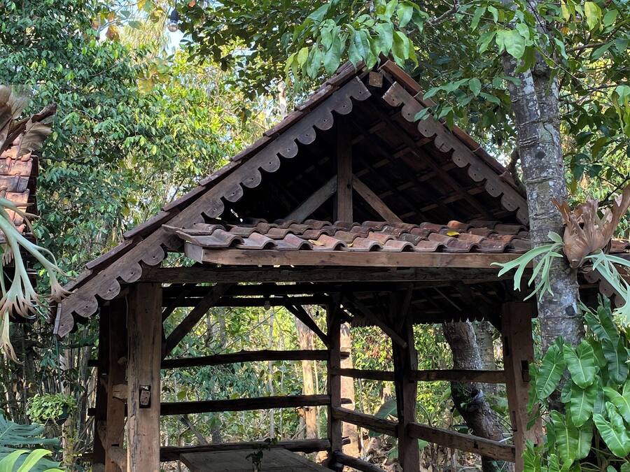 Casa clássico, vista para o jardim | Terraço/pátio