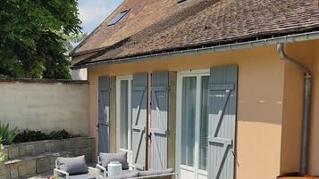 Family Quadruple Room, 2 Bedrooms, Terrace, Garden View | Terrace/patio