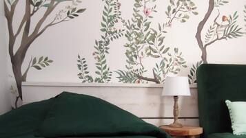 Family Quadruple Room, 2 Bedrooms, Terrace, Garden View | Individually decorated, individually furnished, blackout curtains