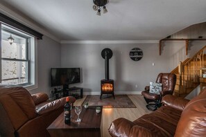 Fernseher, Kamin
