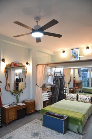 1 chambre, fer et planche à repasser, Wi-Fi, draps fournis