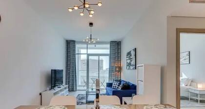 1-bedroom apartment in marvelous Sharjah with fitness room, AC, WiFi