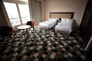 Deluxe Double Room, City View | Hypo-allergenic bedding, minibar, in-room safe, desk