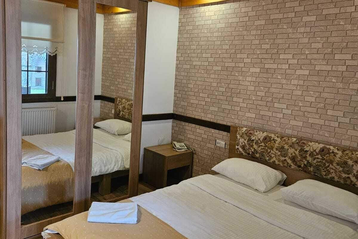 Classic Double Room Single Use, Mountain View | Laptop workspace, blackout drapes, soundproofing, iron/ironing board
