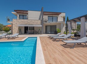 Villa (Four Bedroom Villa with Balcony and P) | Outdoor pool | Seasonal outdoor pool - Villa Felicity B4 (Sibenik)