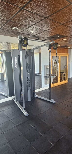 Fitness facility - Sand Castle resort #8 ocean front great condo (Myrtle Beach)