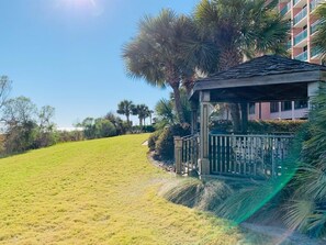Property grounds - Sand Castle resort #8 ocean front great condo (Myrtle Beach)