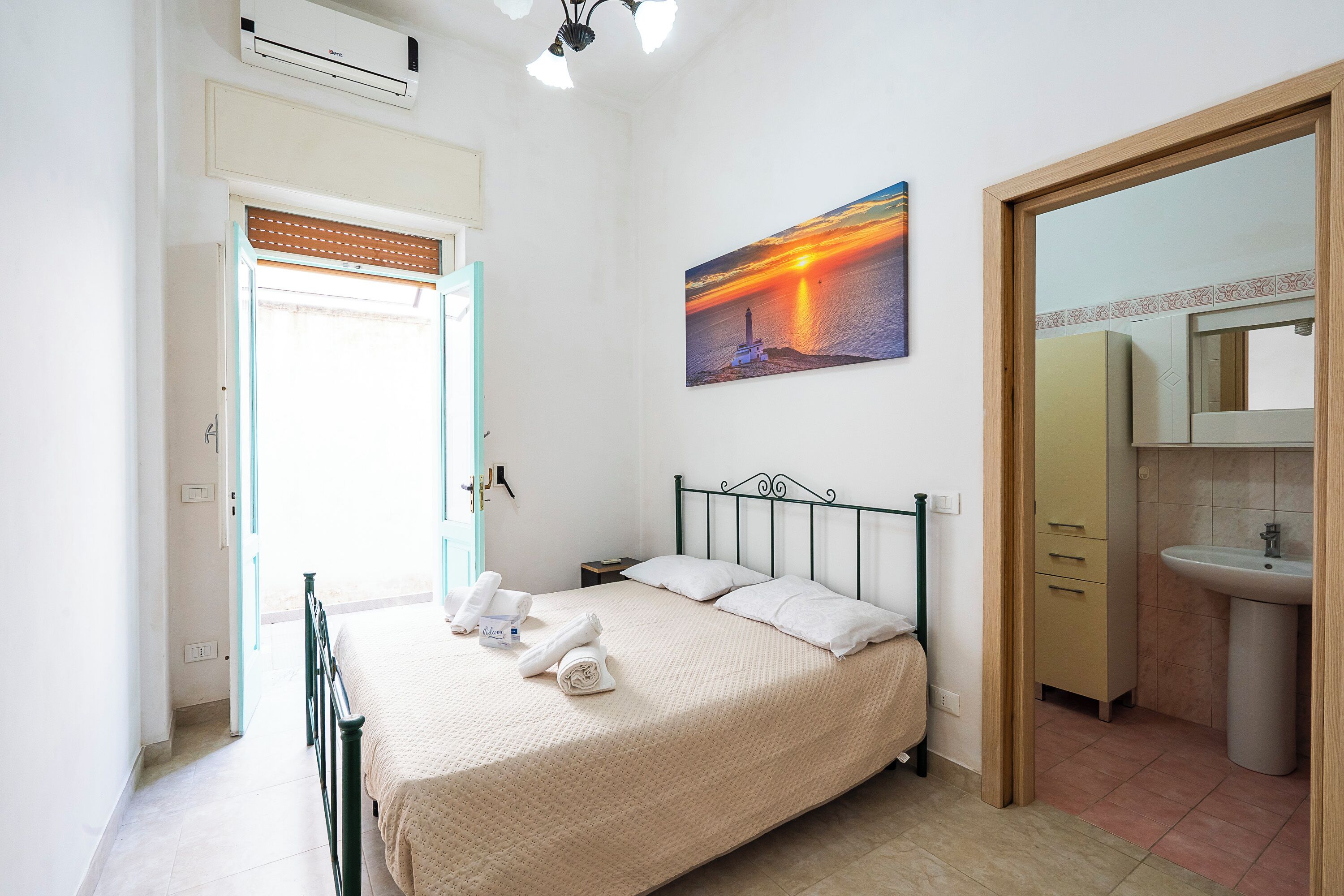 標準獨棟房屋, 多間臥室, 2 間浴室 (Le Torri Sul Mare 1 Centre Otranto) | 2 間臥室、床單