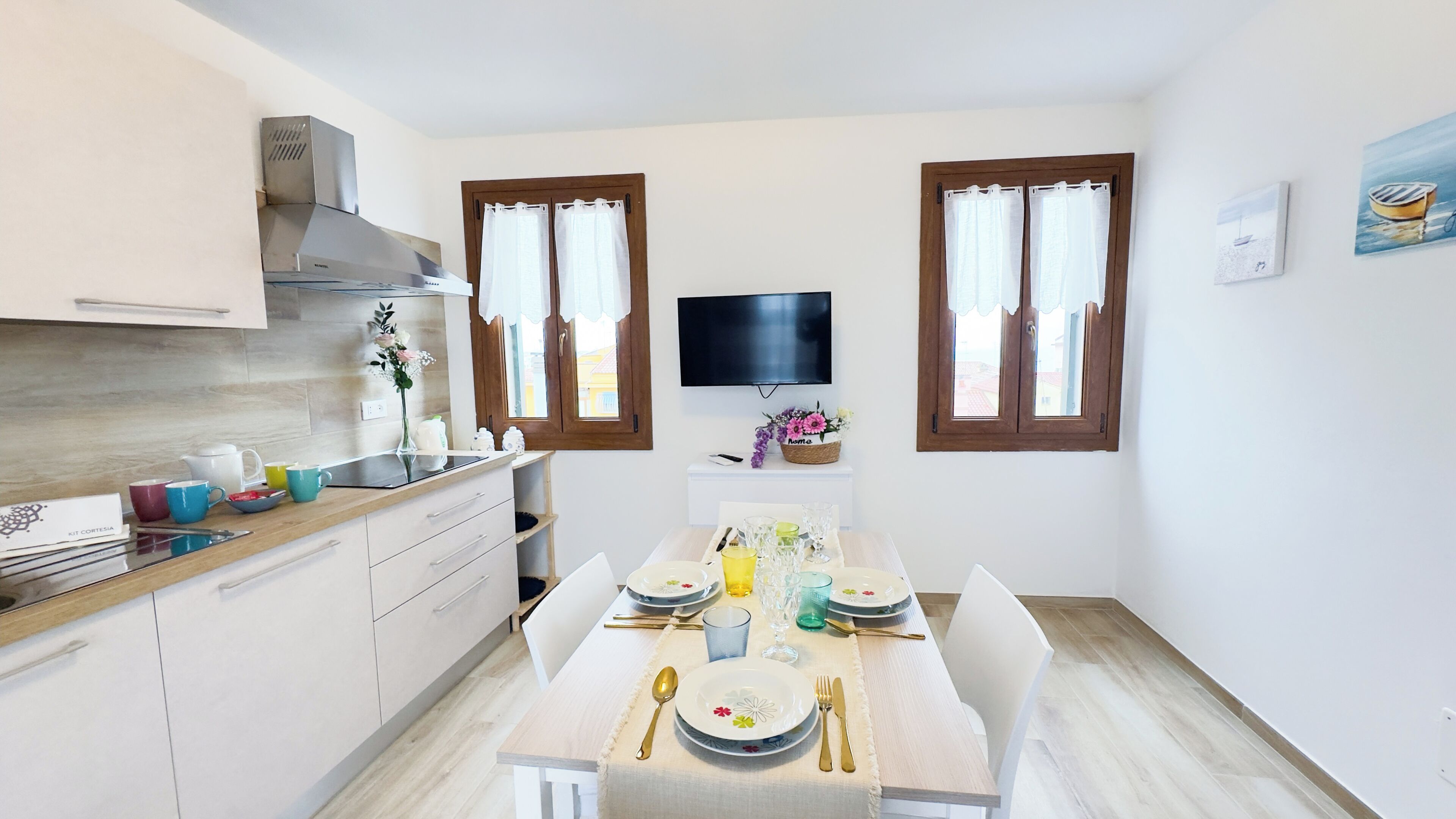 Kühlschrank, Ofen, Herdplatte, Geschirrspüler