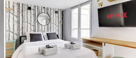 1 bedroom, iron/ironing board, travel cot, WiFi