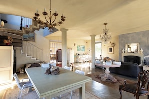 Shared fridge, microwave, oven, stovetop