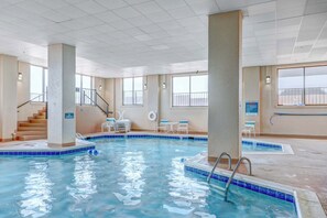 Indoor pool - Luxe Oceanfront Condo | Pool & Hot Tub, Sun Deck (Ocean City)
