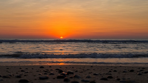 Nær stranden