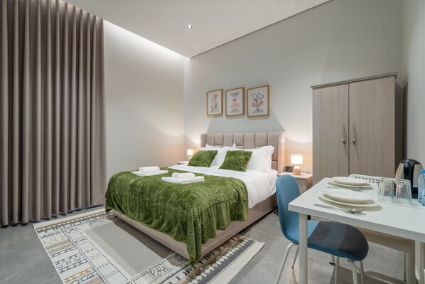 1 Schlafzimmer, kostenloses WLAN, Bettwäsche