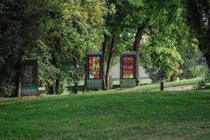 Blick von der Unterkunft