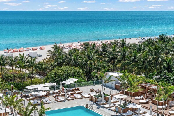 Pool - Oasis on the Beach - Beachfront condo with resort amenities (Miami Beach)