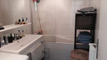 Towels, soap, toilet paper