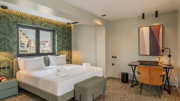 Luxury Double Room, Balcony, City View | In-room safe, free WiFi