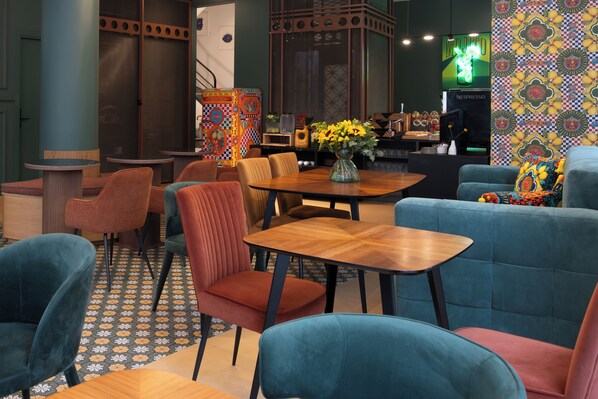 Sitteområde i lobbyen