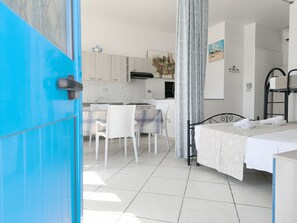 Estudio Confort, vista al mar | Baño