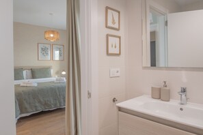 Shower, hair dryer