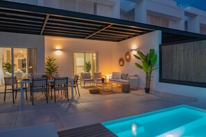 A heated pool - Villa Serena Luca (Playa Blanca)