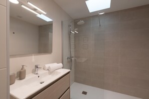 Shower, hair dryer