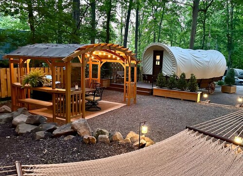 The Conestoga Covered Wagon Getaway