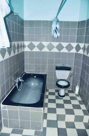 Towels, soap, toilet paper