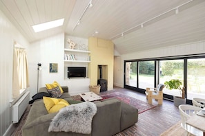 TV, fireplace, offices