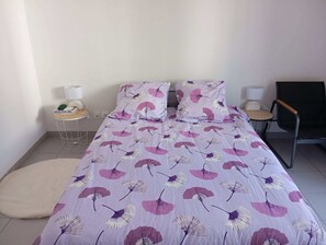 1 bedroom, iron/ironing board