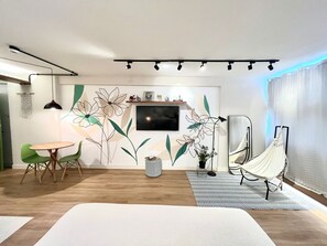 1 sovrum, strykjärn/strykbräda, wi-fi och sängkläder
