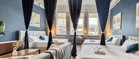 2 chambres, Wi-Fi, literie fournie